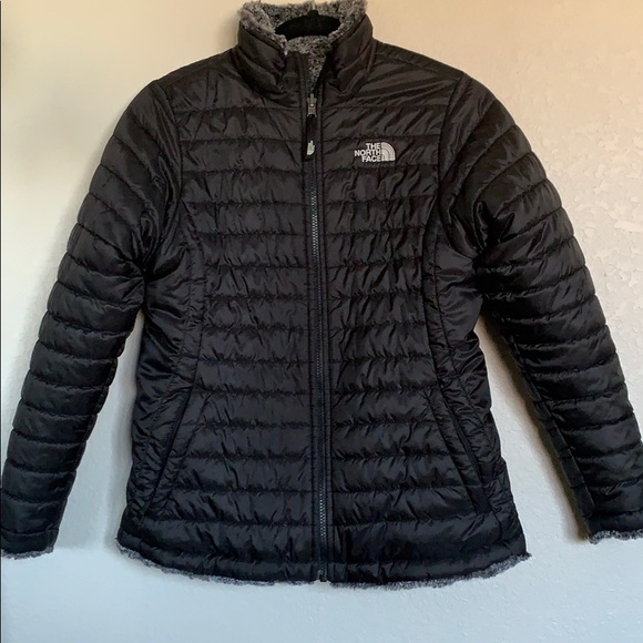 Black NORTHFACE winter jacket. KIDS SIZES - Picture 1 of 5